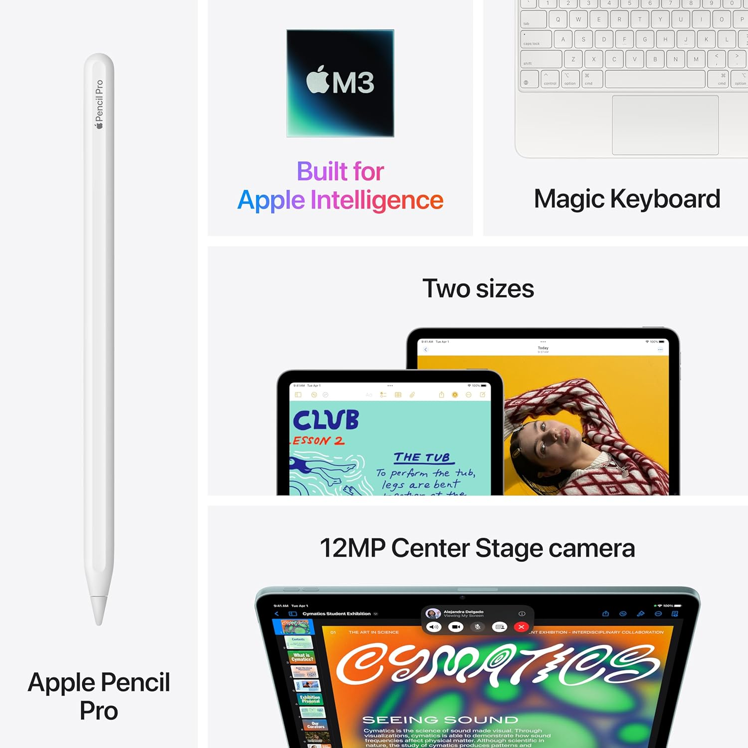 Apple iPad Air 11-inch with M3 chip Built for Apple Intelligence