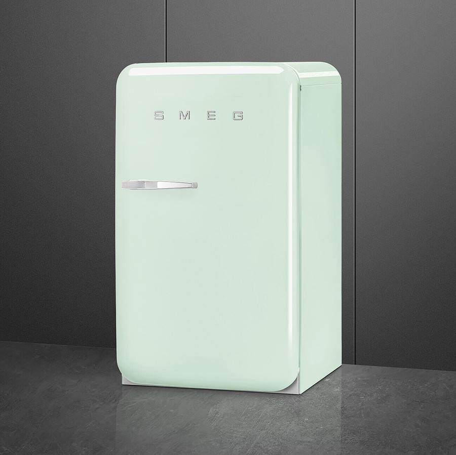 FAB10RPG6 55cm Fridge with Icebox Right Hand Hinge Pastel Green