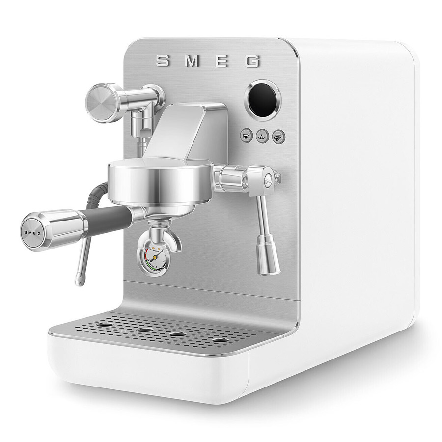 EMC02WHMUK Mini Pro Espresso Coffee Machine in Matte White