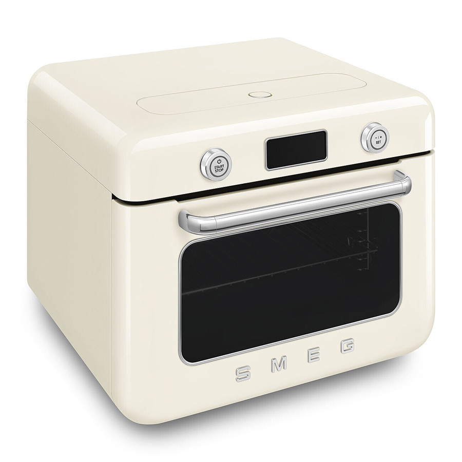 COF01CRUK 10 in 1 Multifunction countertop oven with Steam & Air Fry in Cream