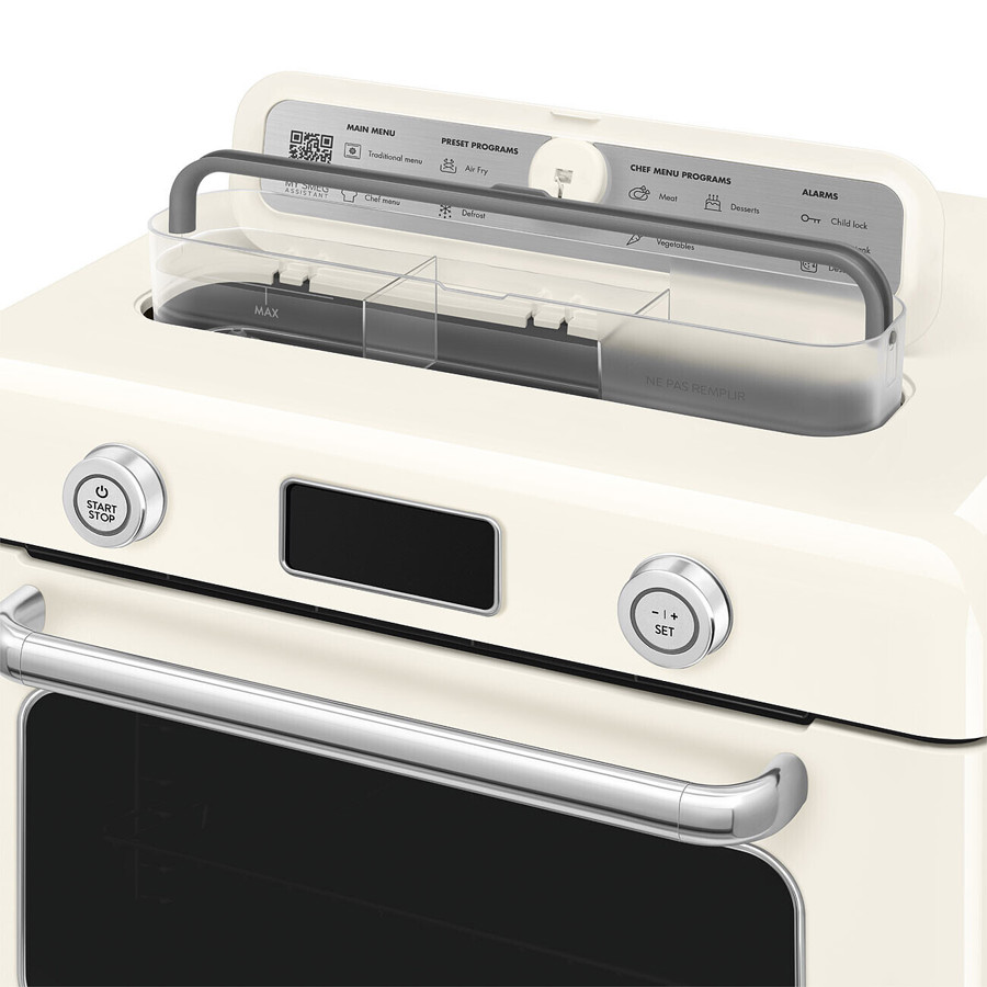 COF01CRUK 10 in 1 Multifunction countertop oven with Steam & Air Fry in Cream