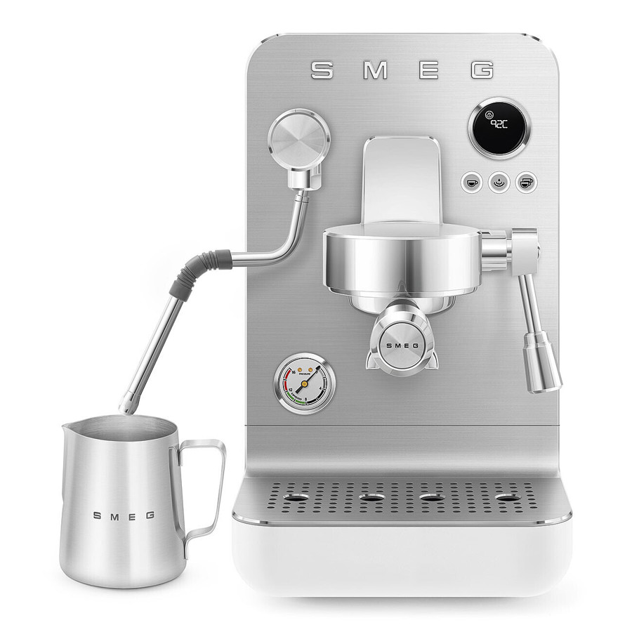EMC02WHMUK Mini Pro Espresso Coffee Machine in Matte White