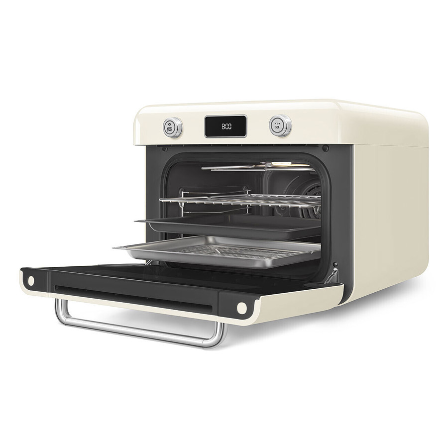 COF01CRUK 10 in 1 Multifunction countertop oven with Steam & Air Fry in Cream