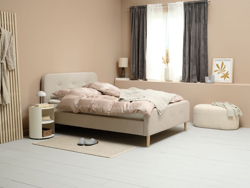 Bedside table BALLING 1 shelf white
