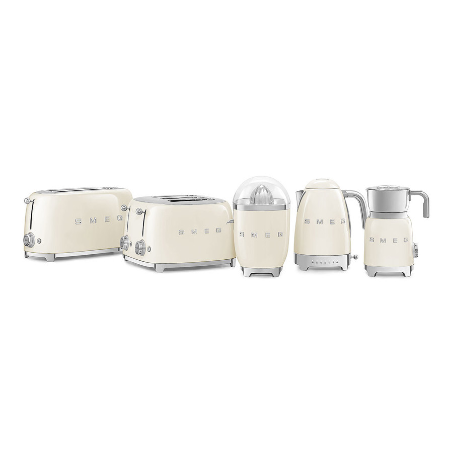 Cream 4 Slice Long-Slot Toaster