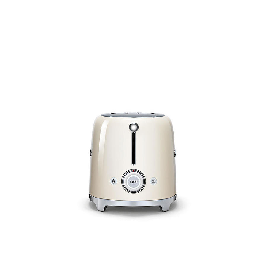 Cream 2 Slice Toaster