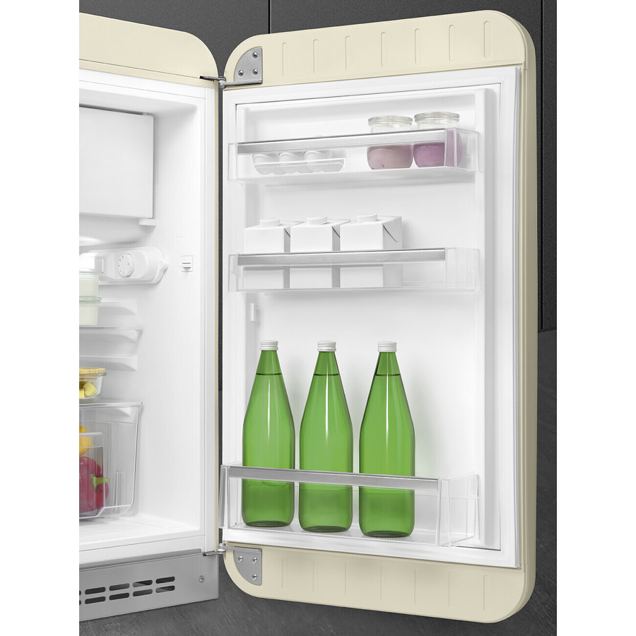 FAB10RCR6 55cm Fridge with Icebox Right Hand Hinge, Cream