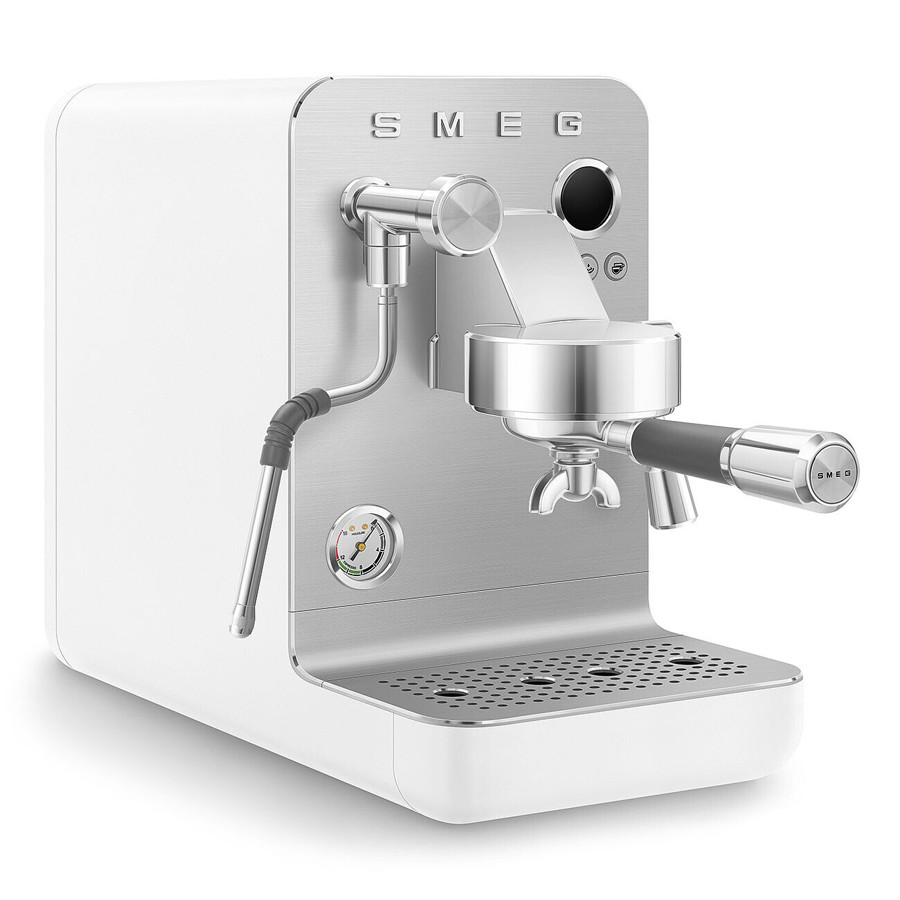EMC02WHMUK Mini Pro Espresso Coffee Machine in Matte White