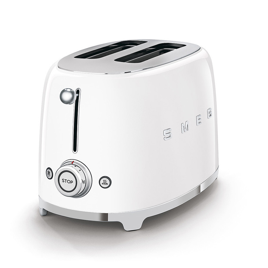 Gloss White 2 Slice Toaster