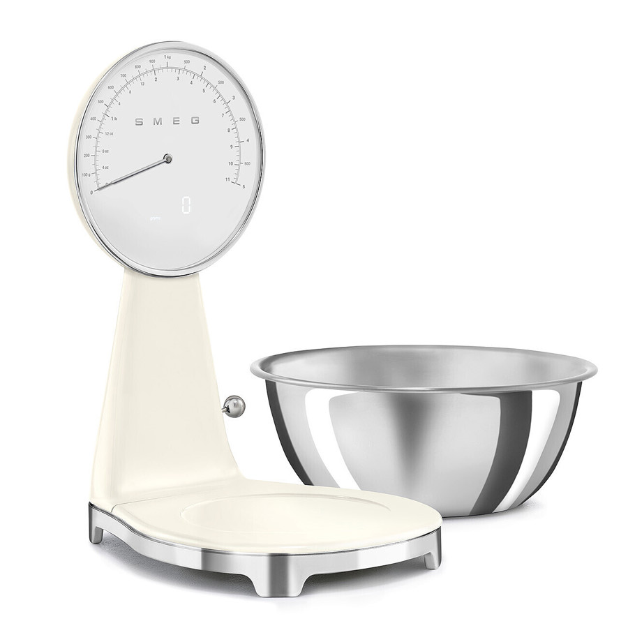 KSF01CRWW Retro Kitchen Scales in Cream