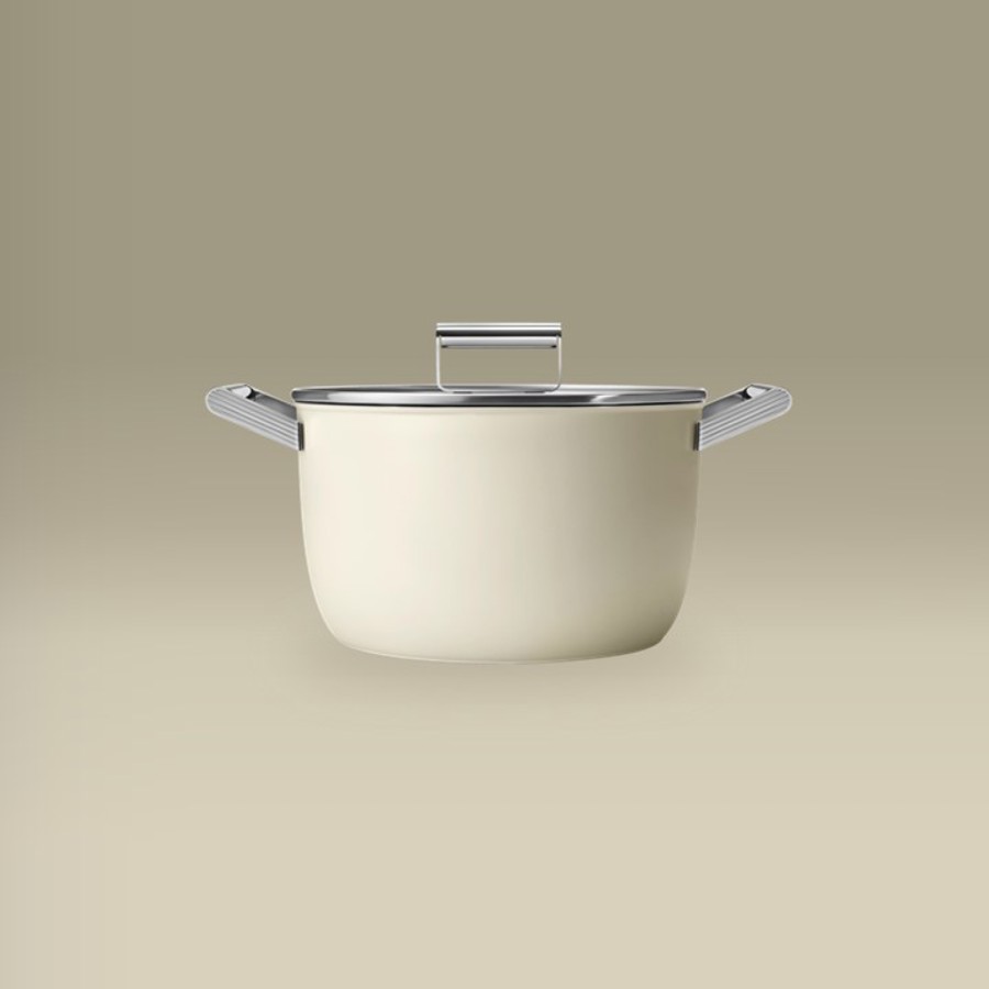 CKFC2611CRM Casserole Pan 26cm and Lid Cream