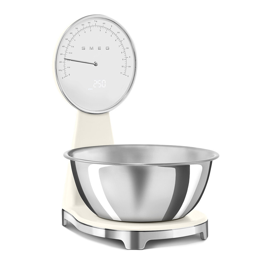 KSF01CRWW Retro Kitchen Scales in Cream