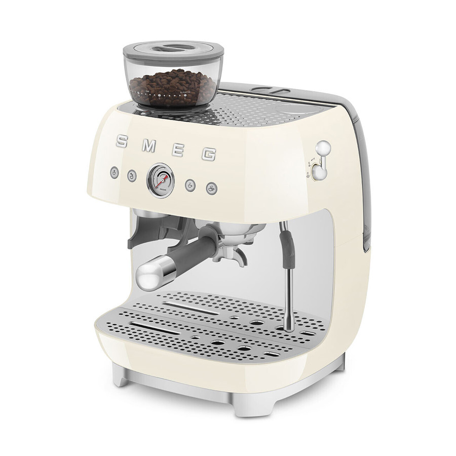 EGF03CRUK Espresso Coffee Machine with Grinder in Cream