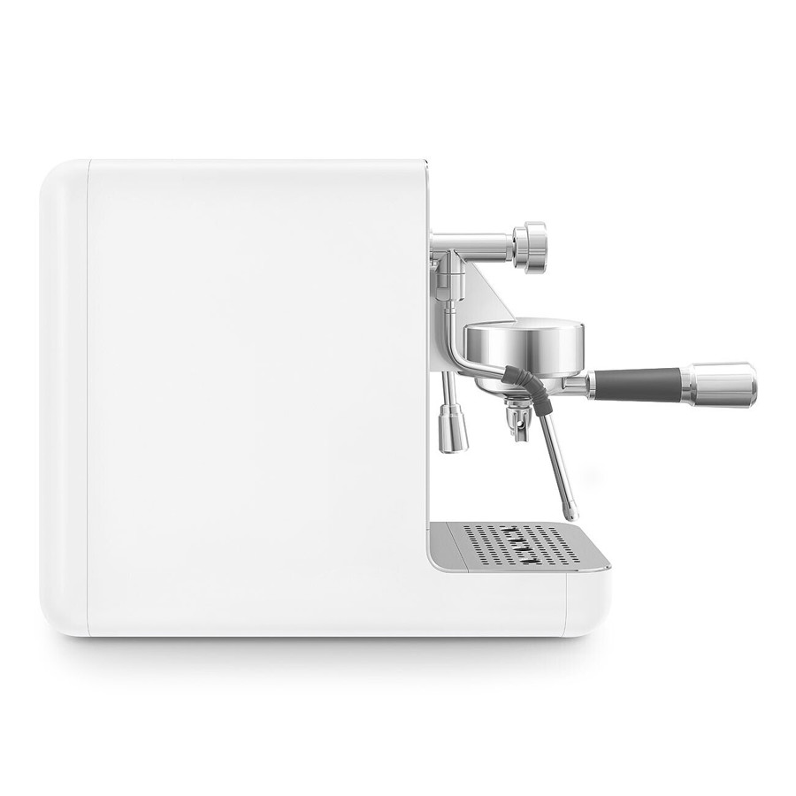 EMC02WHMUK Mini Pro Espresso Coffee Machine in Matte White