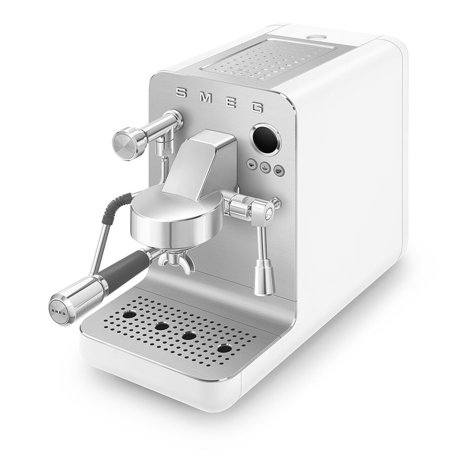 EMC02WHMUK Mini Pro Espresso Coffee Machine in Matte White