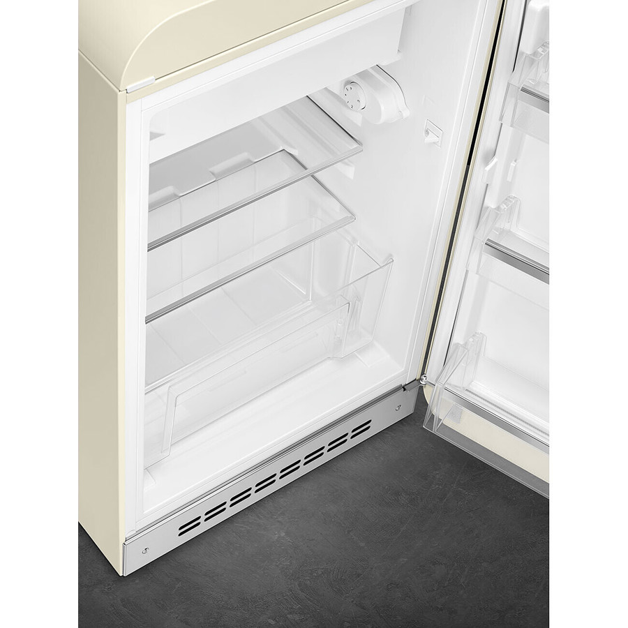 FAB10RCR6 55cm Fridge with Icebox Right Hand Hinge, Cream