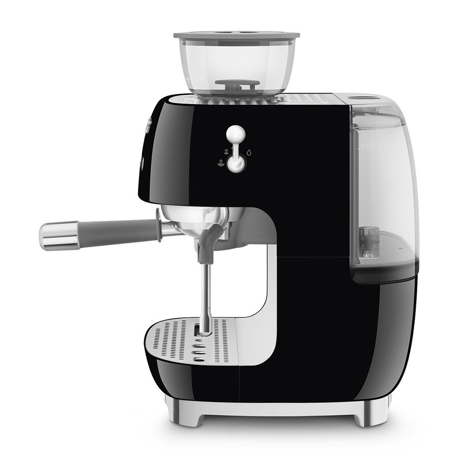 EGF03BLUK Espresso Coffee Machine with Grinder in Black