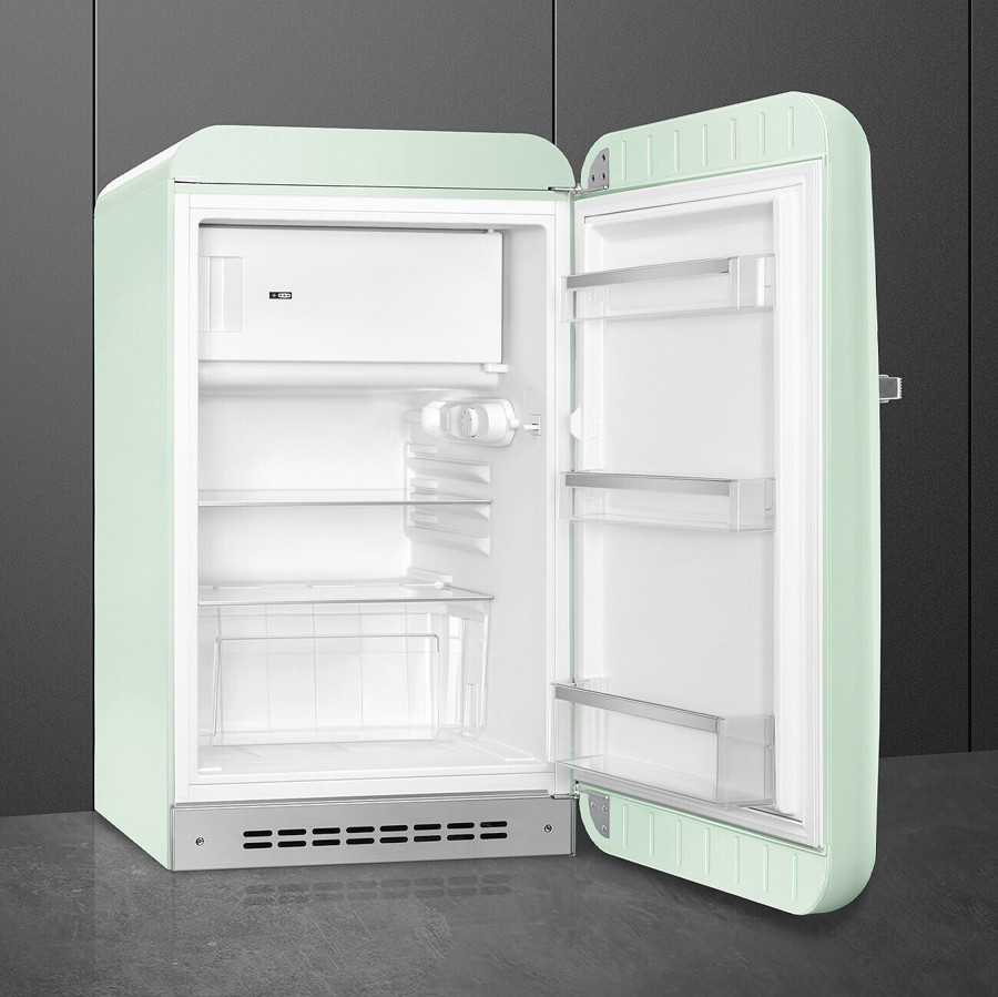 FAB10RPG6 55cm Fridge with Icebox Right Hand Hinge Pastel Green