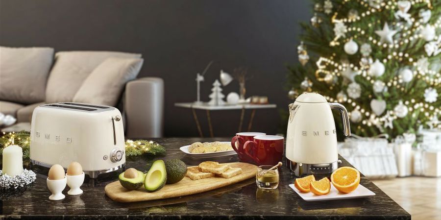 Cream 4 Slice Long-Slot Toaster
