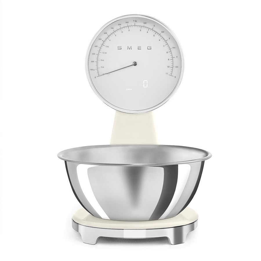 KSF01CRWW Retro Kitchen Scales in Cream