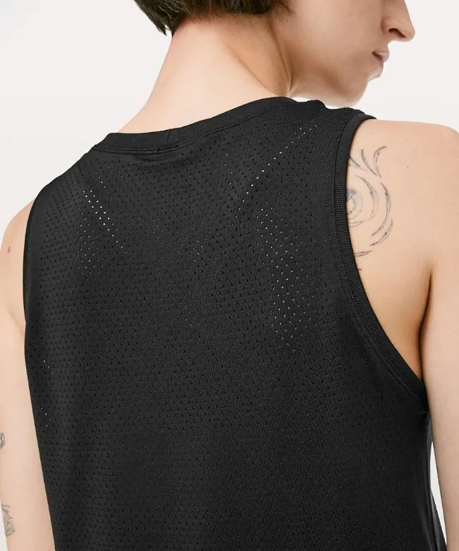 lululemon Breeze By Muscle Crop Tank Top logo