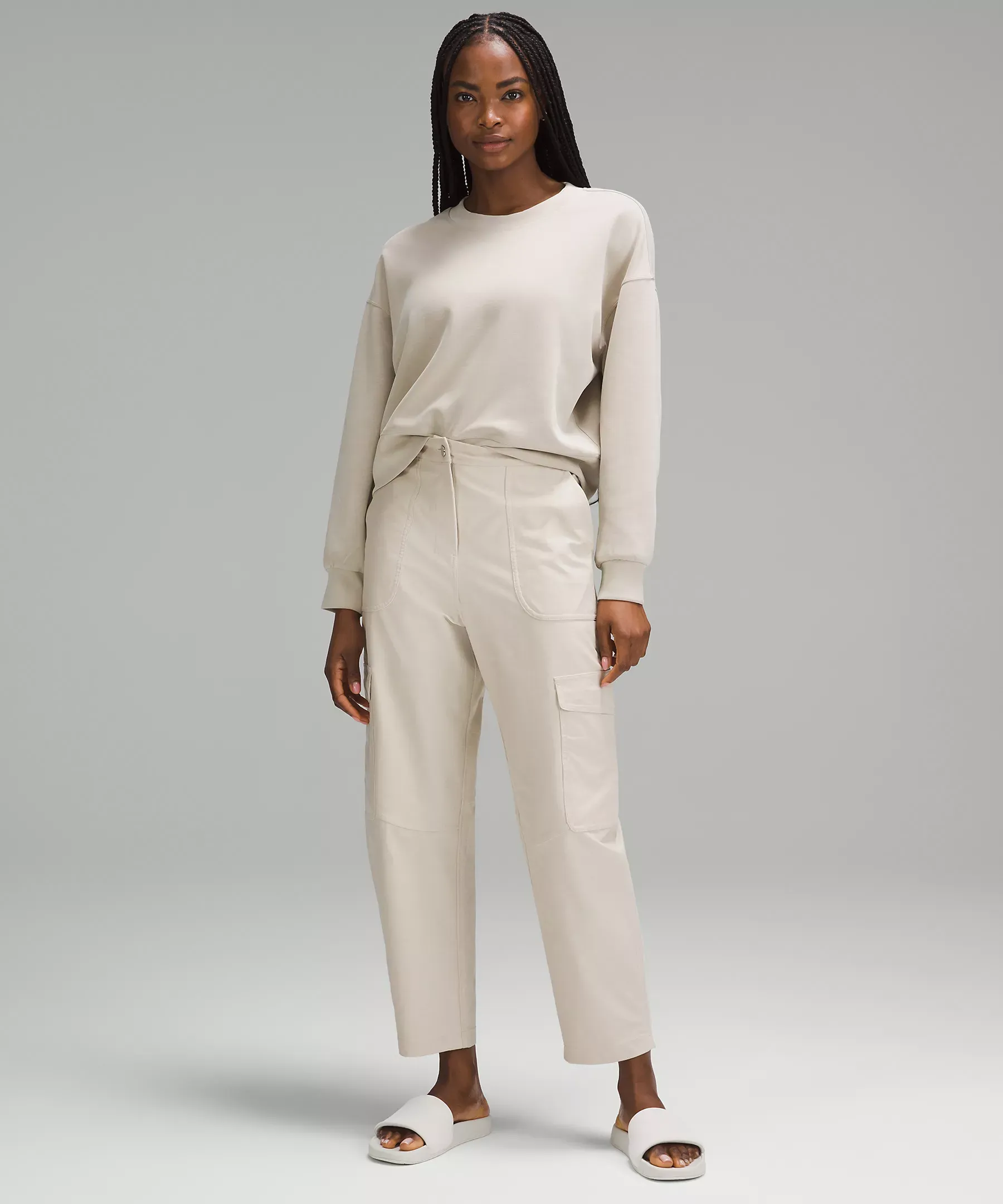 lululemon Softstreme Perfectly Oversized Cropped Crew