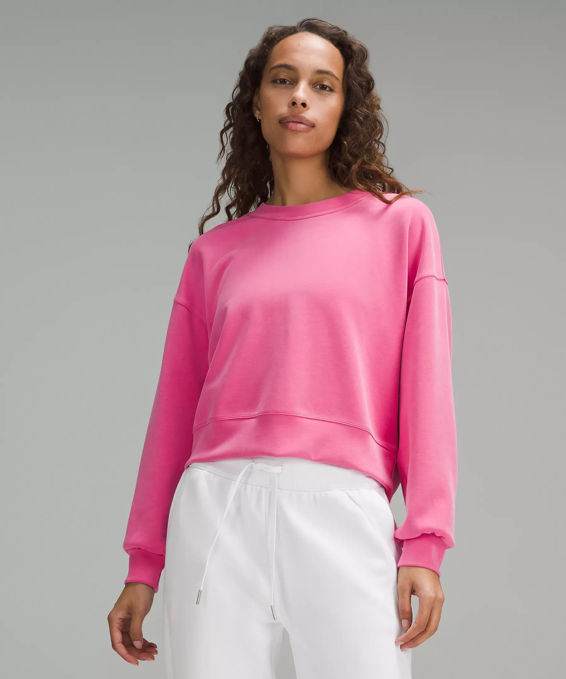 lululemon Softstreme Perfectly Oversized Cropped Crew