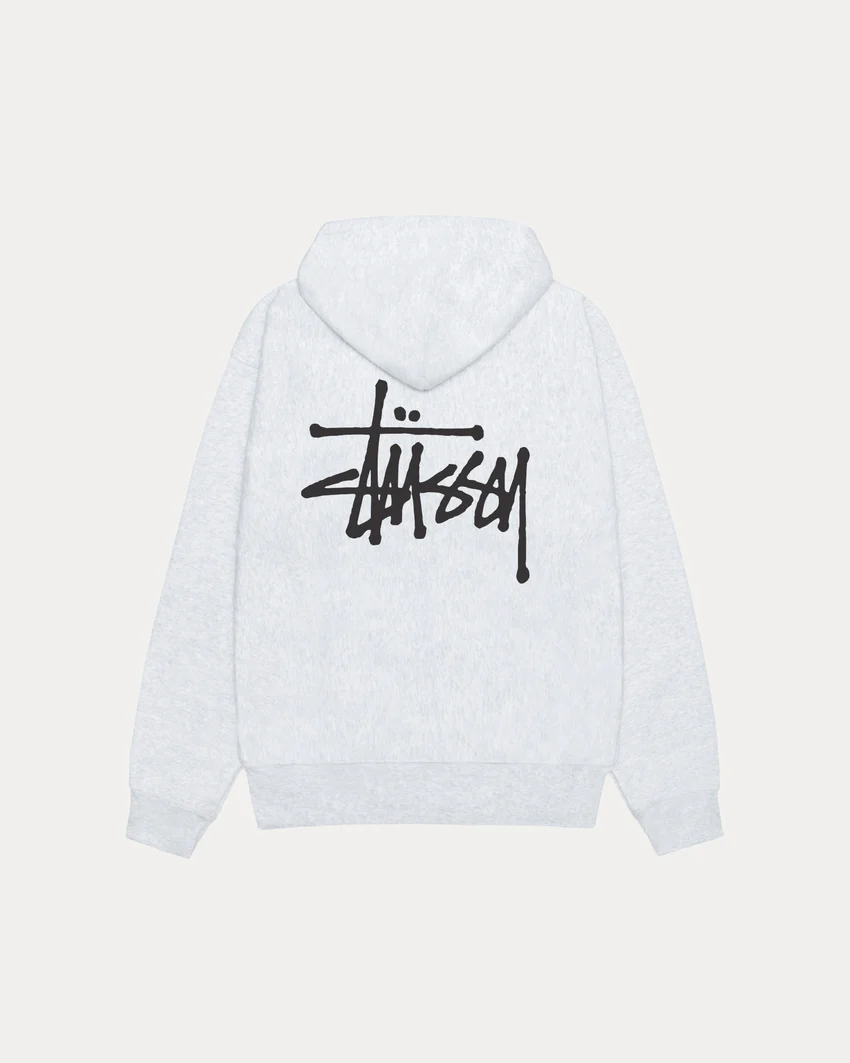 BASIC STÜSSY ZIP HOODIE