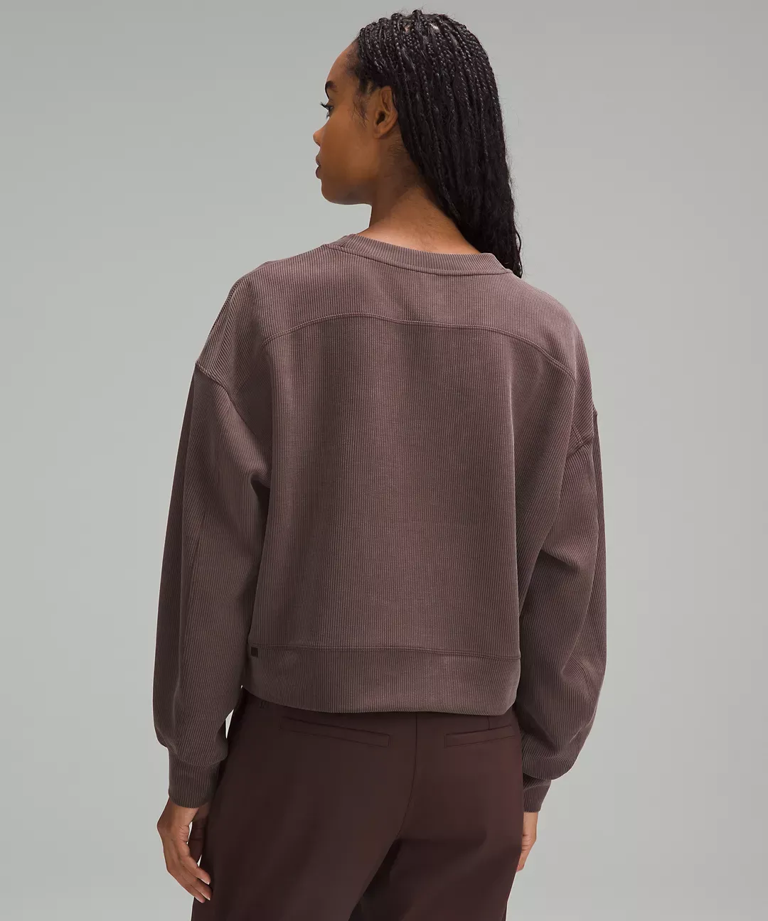lululemon Ribbed Softstreme Perfectly Oversized Cropped Crew