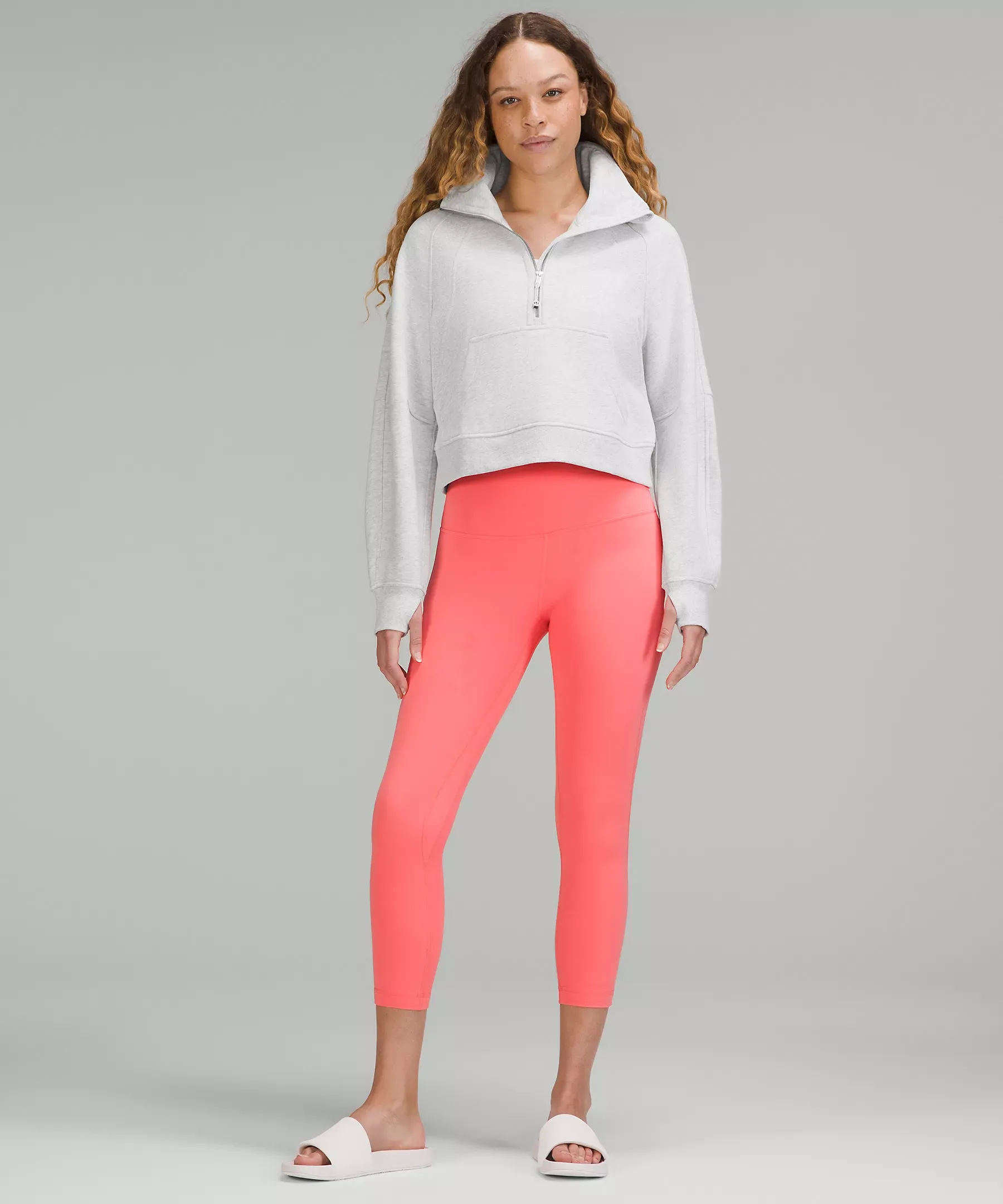 lululemon Scuba Oversized Funnel Neck Half Zip