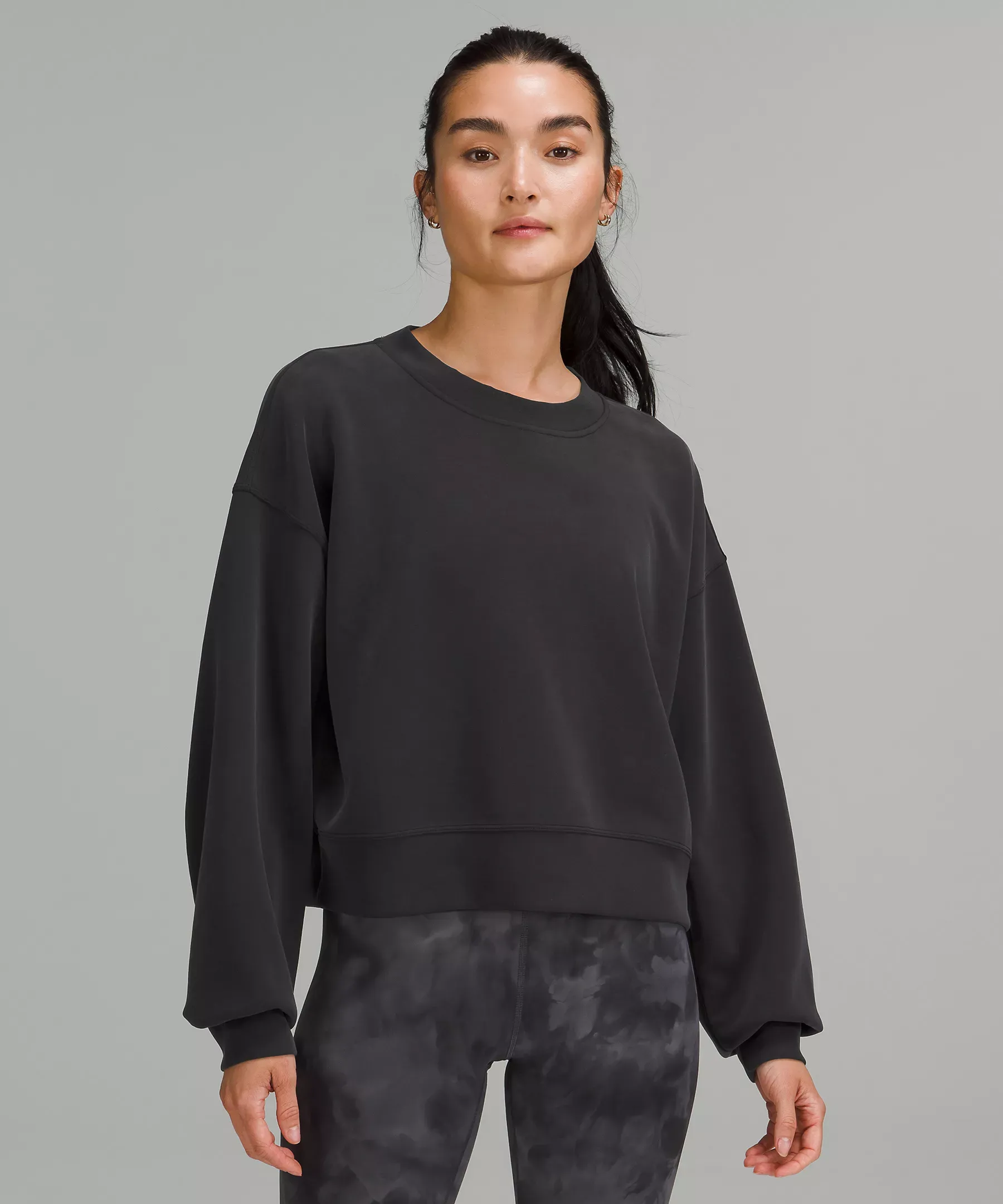 lululemon Softstreme Perfectly Oversized Cropped Crew