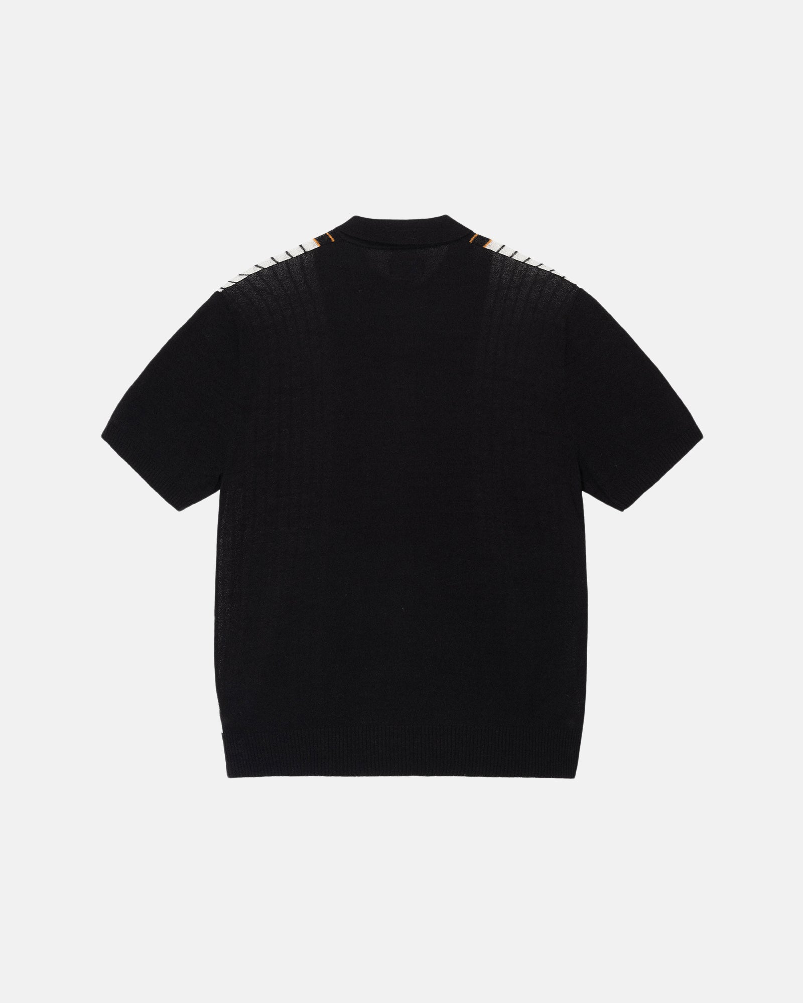 TEXTURED SS POLO SWEATER