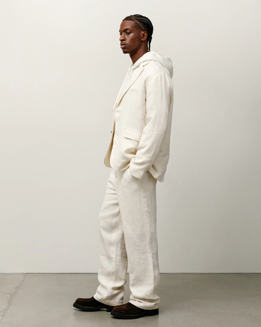 RELAXED TROUSER TEXTURED LINEN