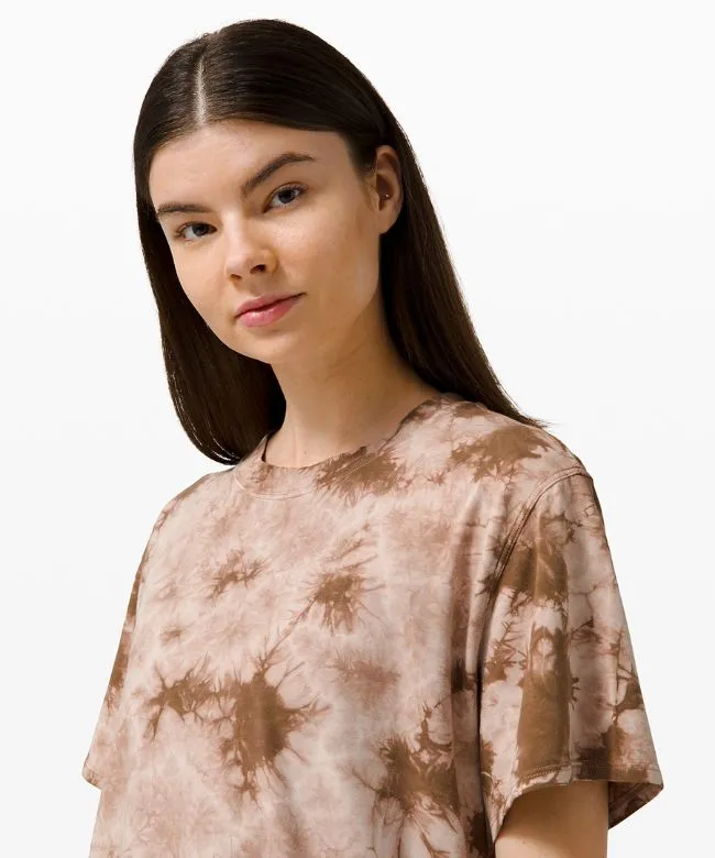 lululemon All Yours Short Sleeve Shirt Tee Earth Dye
