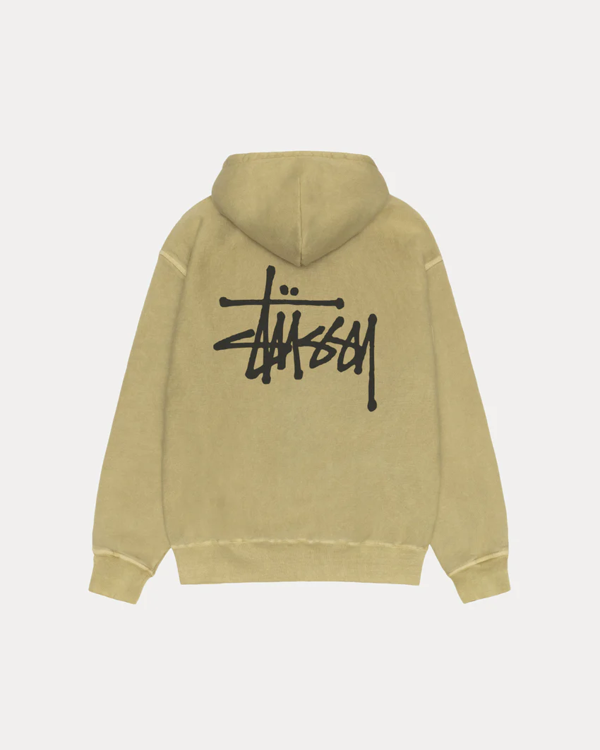 BASIC STÜSSY HOODIE PIGMENT DYED