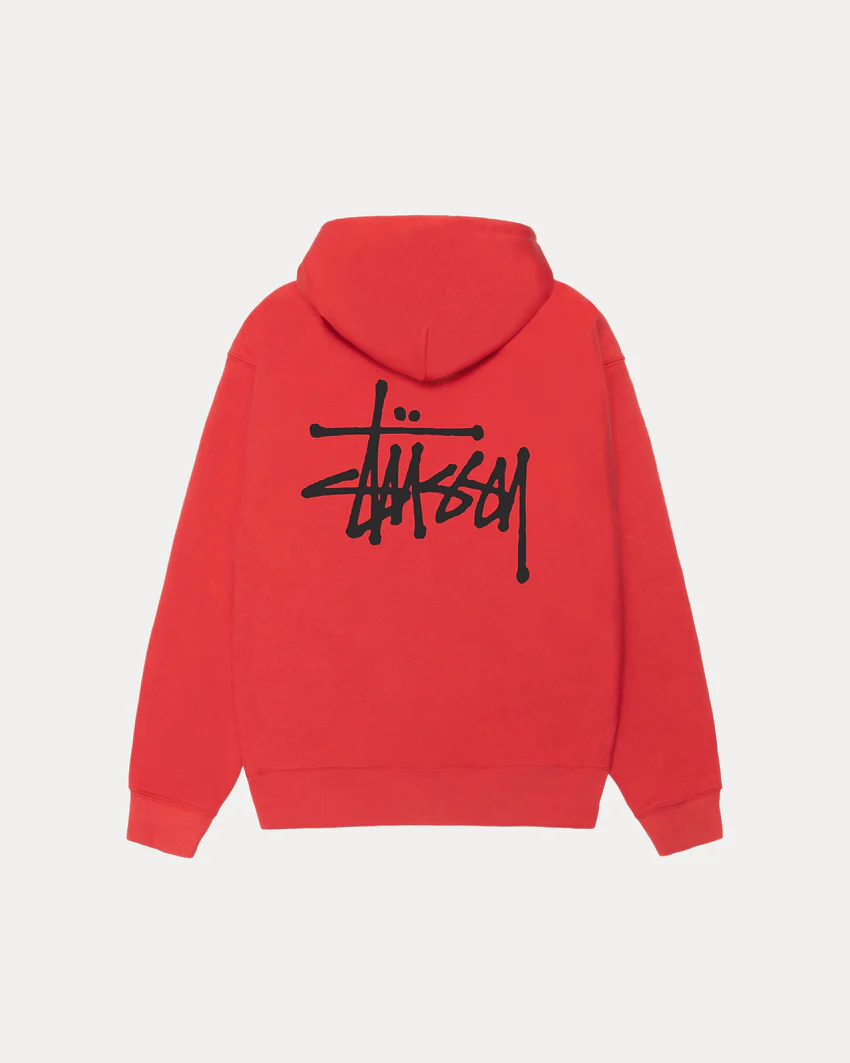 BASIC STÜSSY ZIP HOODIE