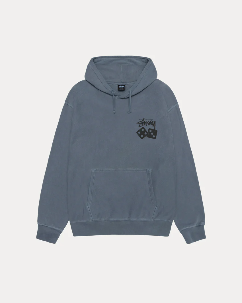 DICE HOODIE PIGMENT DYED
