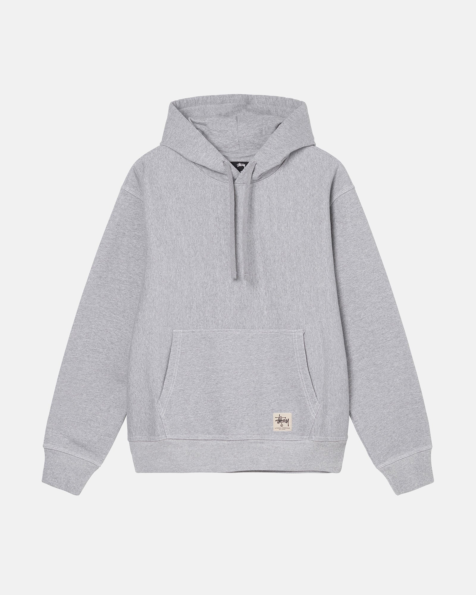 CONTRAST STITCH LABEL HOODIE