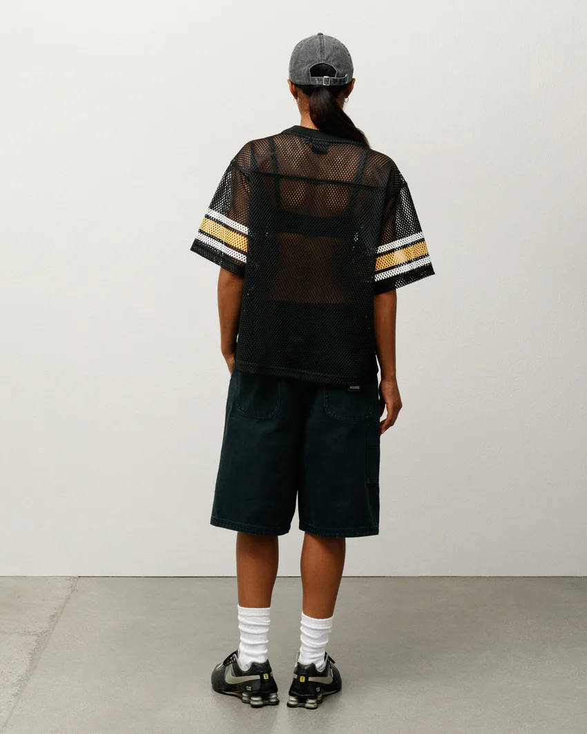 WASHED CANVAS WORK SHORT