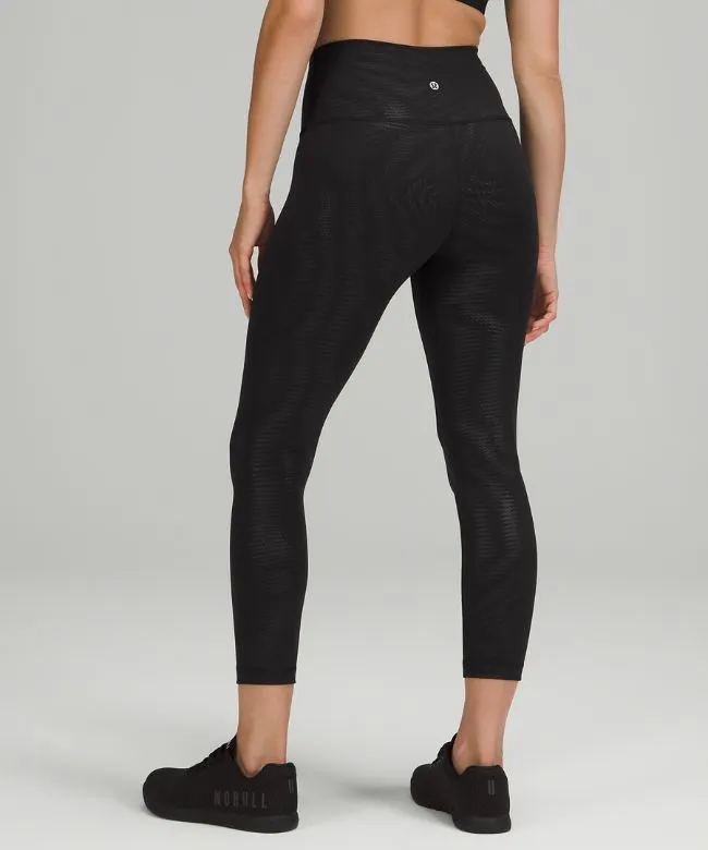 lululemon Wunder Train High-Rise Crop 23 Foil