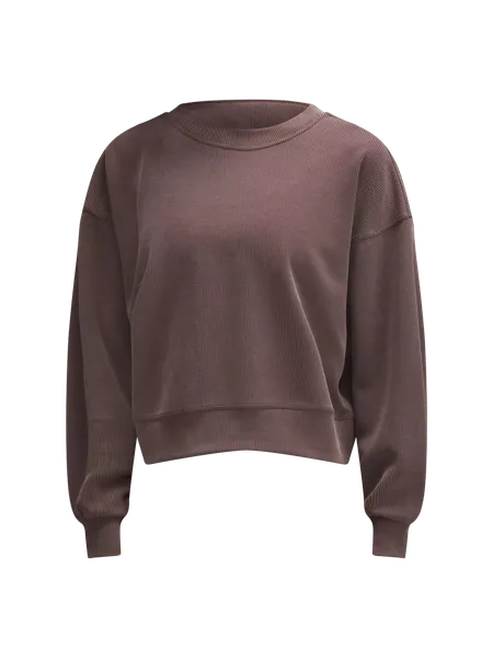 lululemon Ribbed Softstreme Perfectly Oversized Cropped Crew