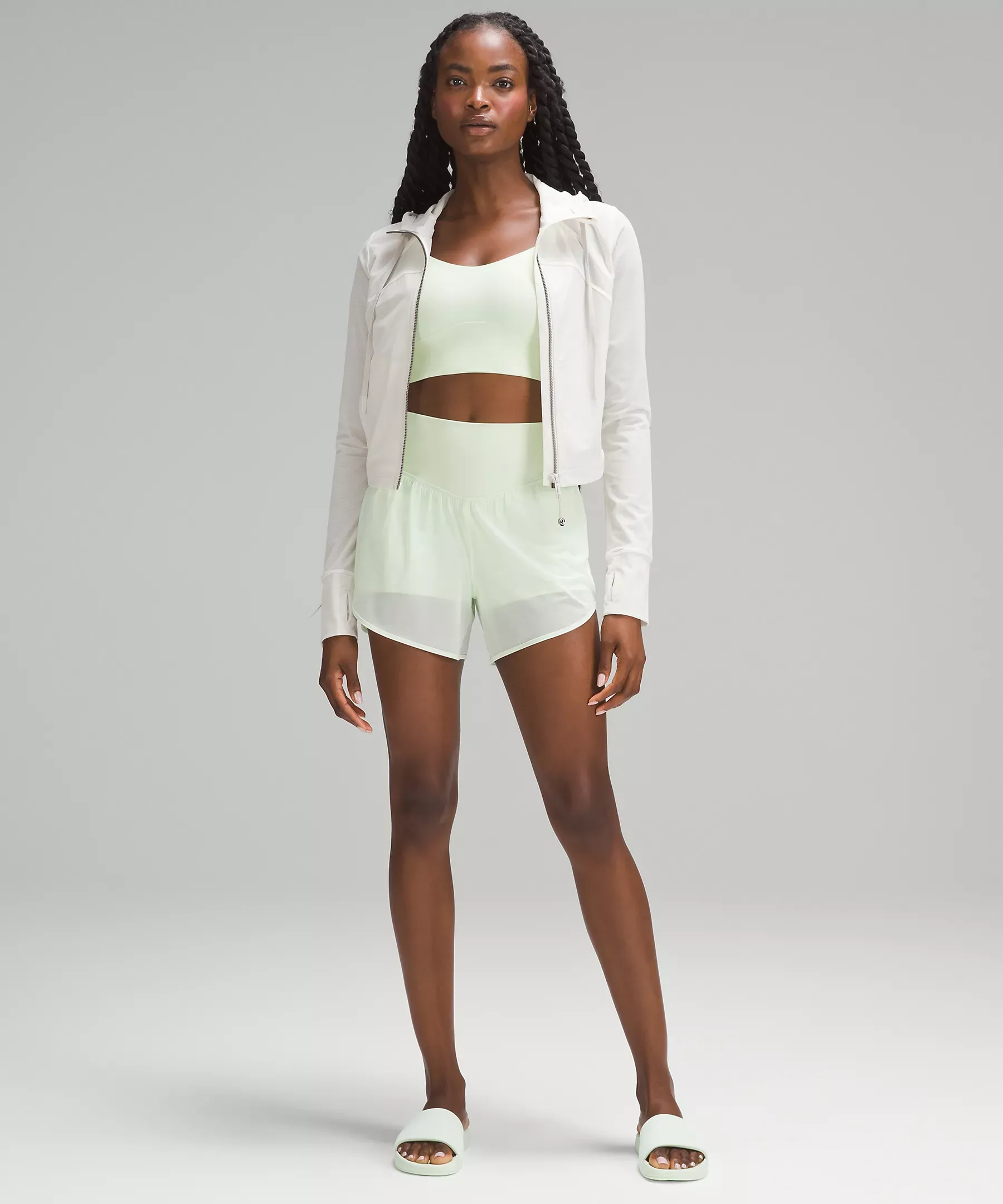 lululemon Cropped Define Mesh Jacket Nulu