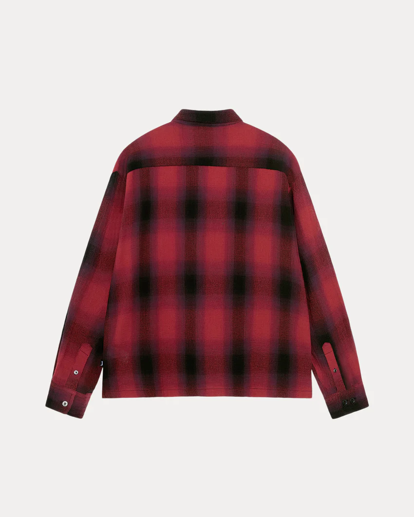 LOOSE WEAVE PLAID SHIRT