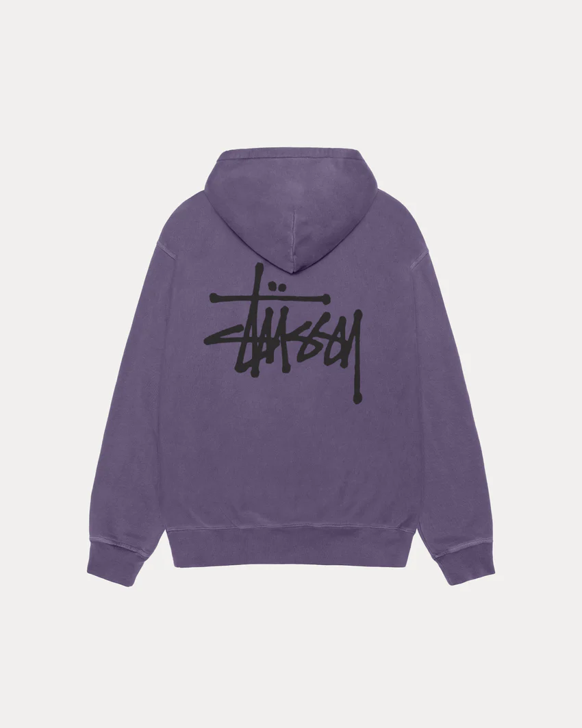 BASIC STÜSSY HOODIE PIGMENT DYED