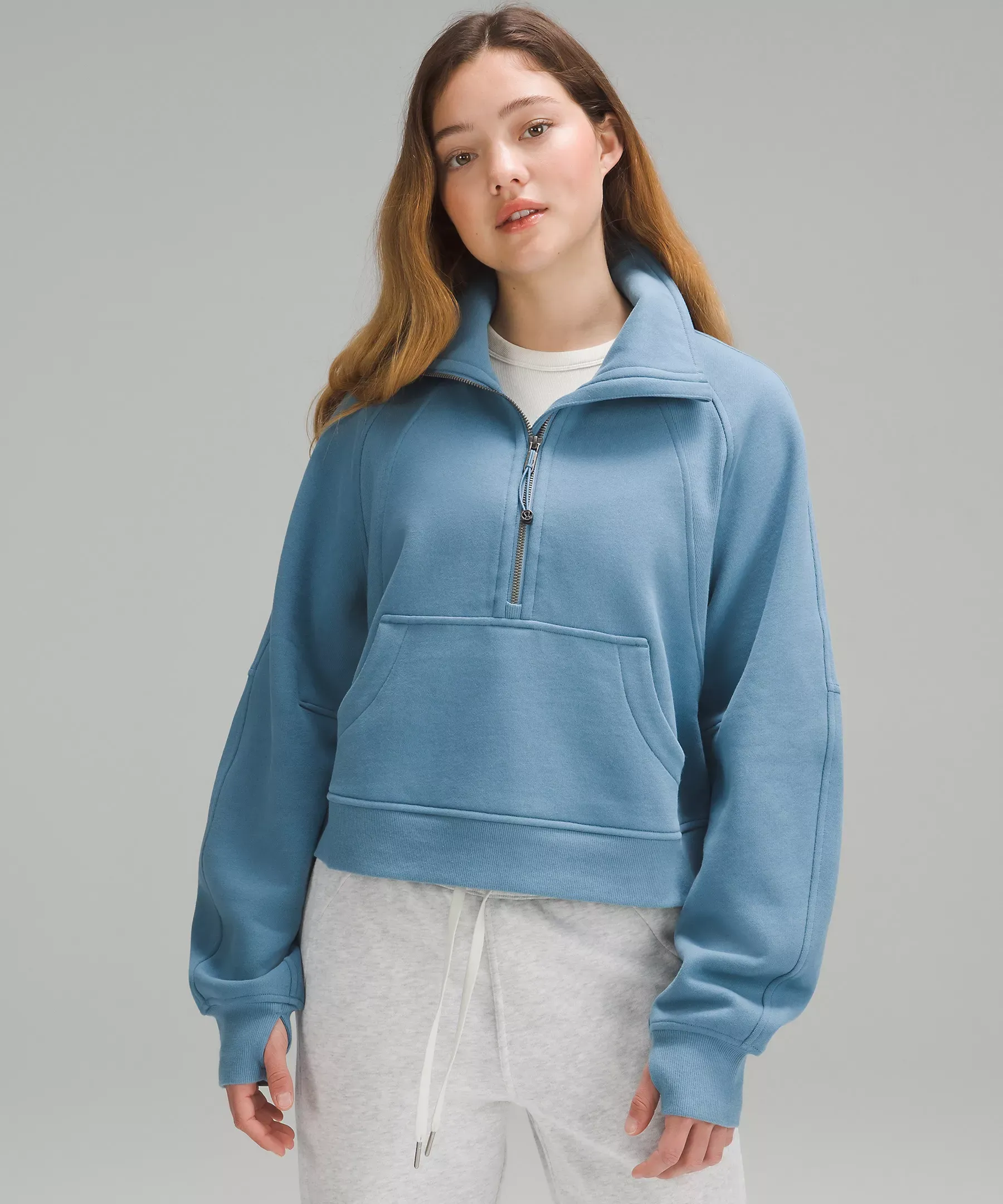 lululemon Scuba Oversized Funnel Neck Half Zip