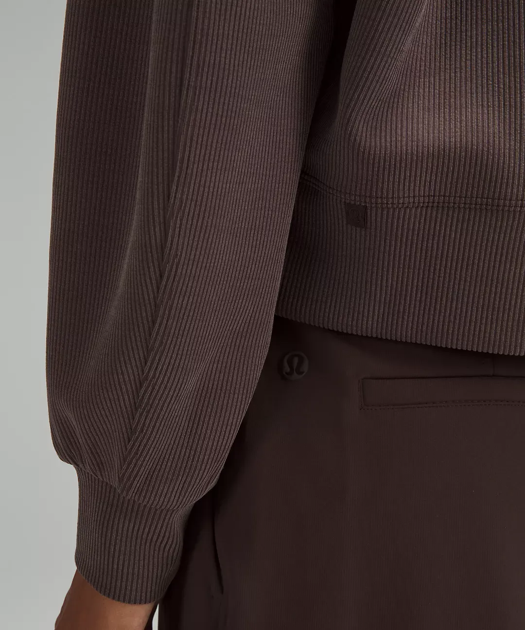 lululemon Ribbed Softstreme Perfectly Oversized Cropped Crew