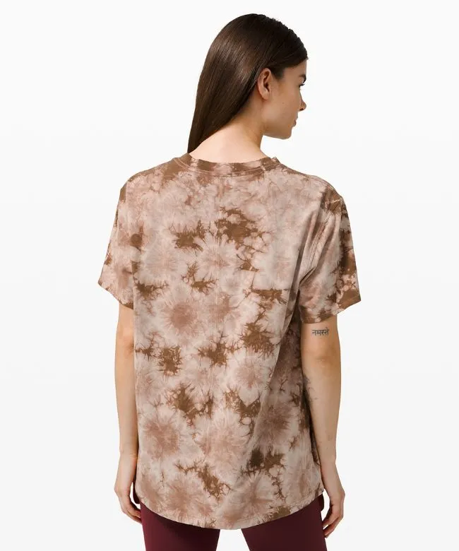 lululemon All Yours Short Sleeve Shirt Tee Earth Dye