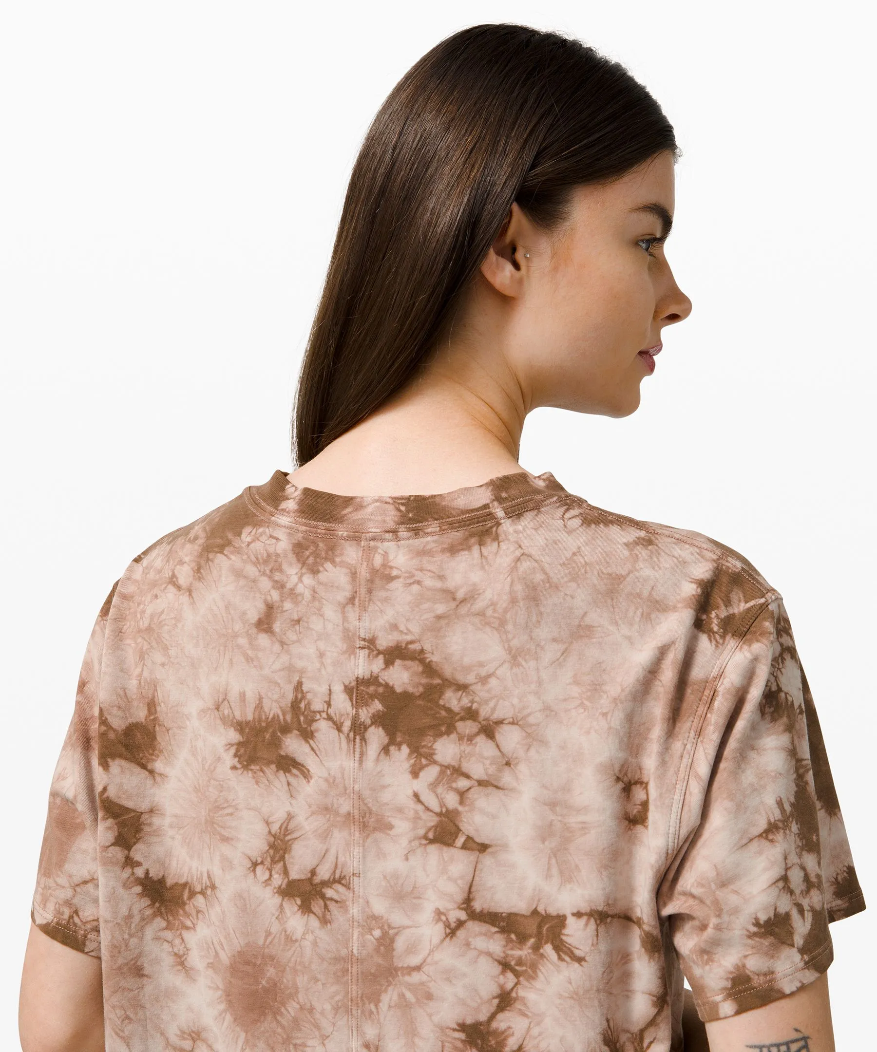 lululemon All Yours Short Sleeve Shirt Tee Earth Dye