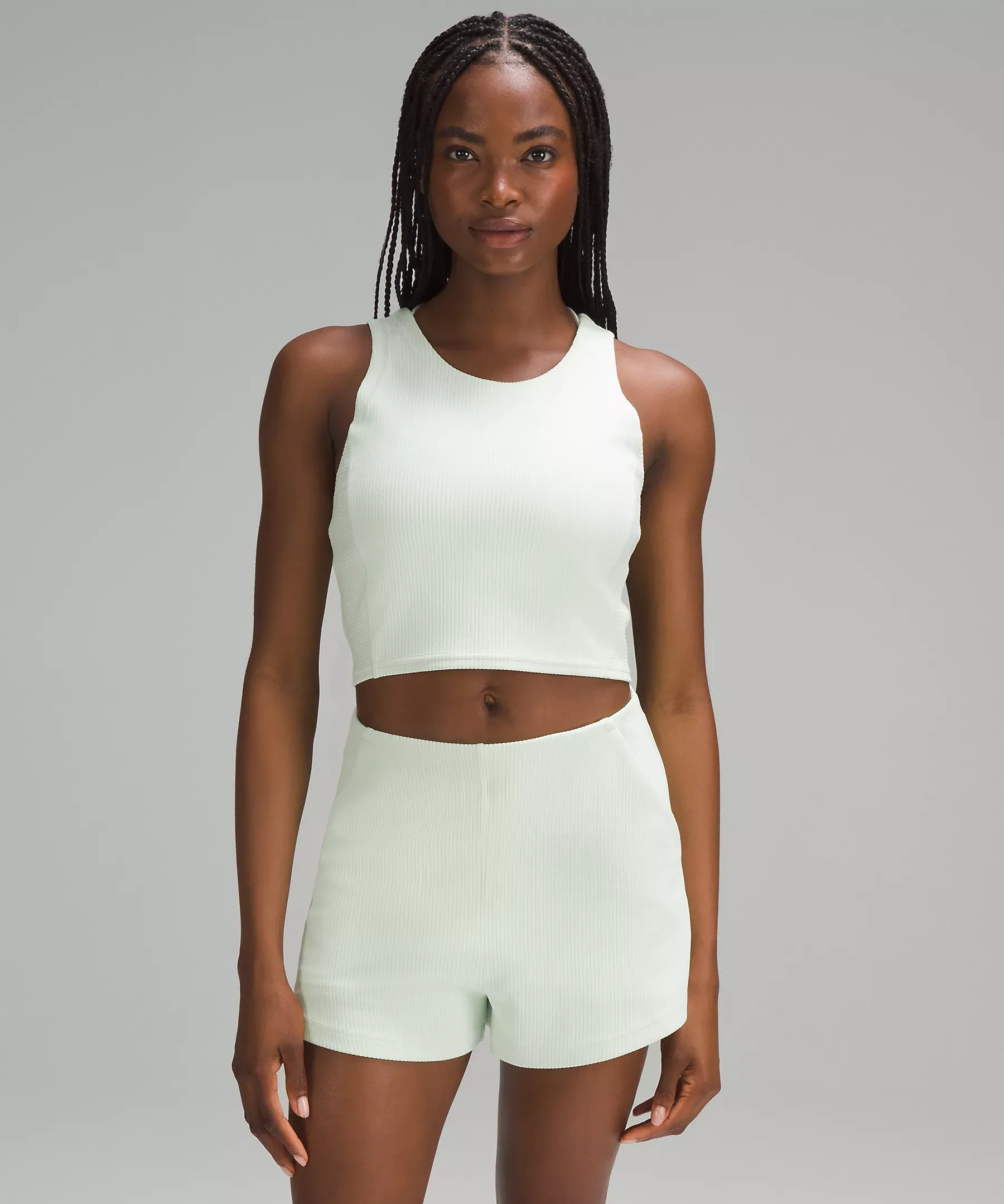 lululemon Ribbed Softstreme Cropped Tank Top