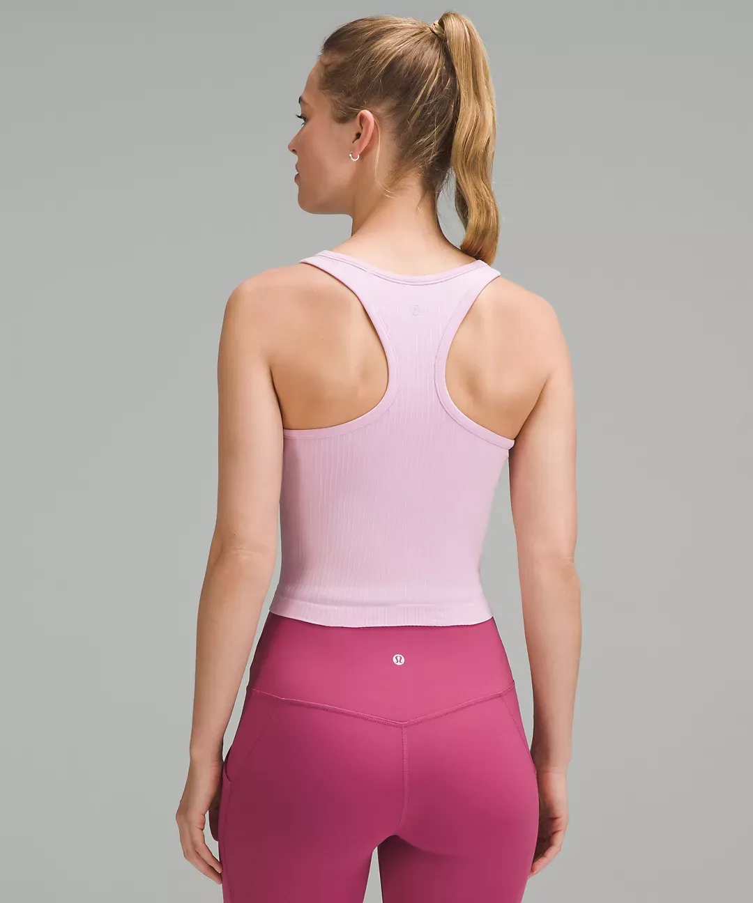 lululemon Ebb to Street Cropped Racerback Tank Top Light Support, B/C Cup